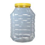 Pet Kavanoz Kare Desenli 5000 Ml - PET5000DK